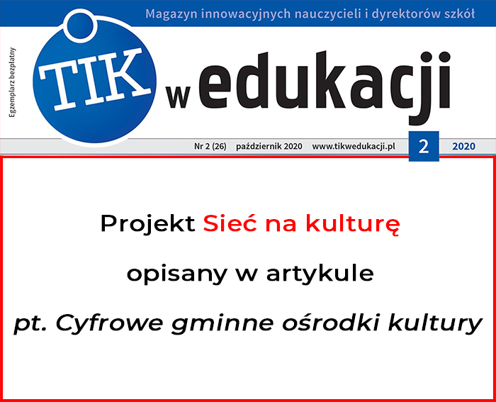 Miniatura artykułu - Magazyn TIK w edukacji